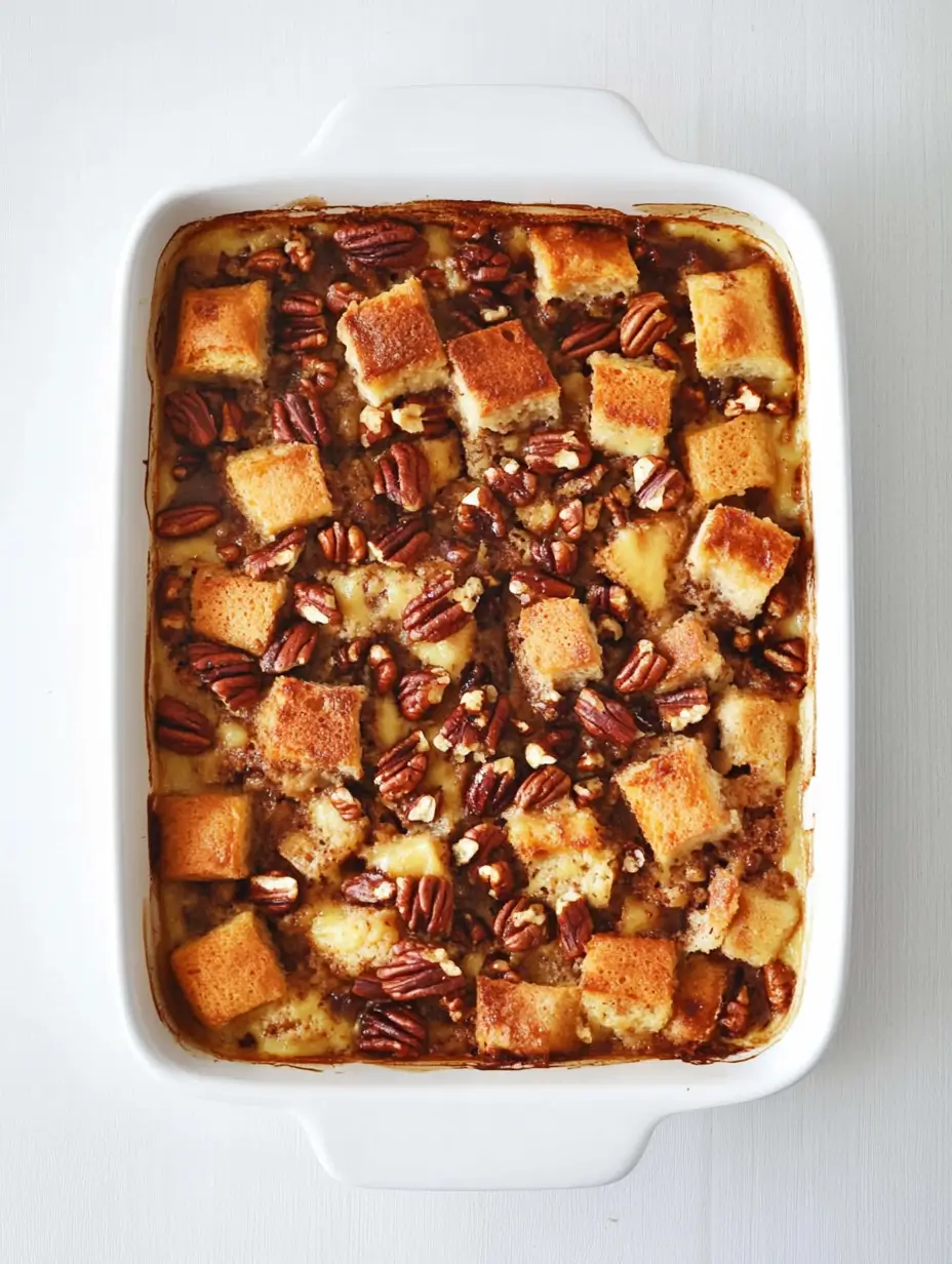 Brioche French Toast Casserole 4 layer-the-dish