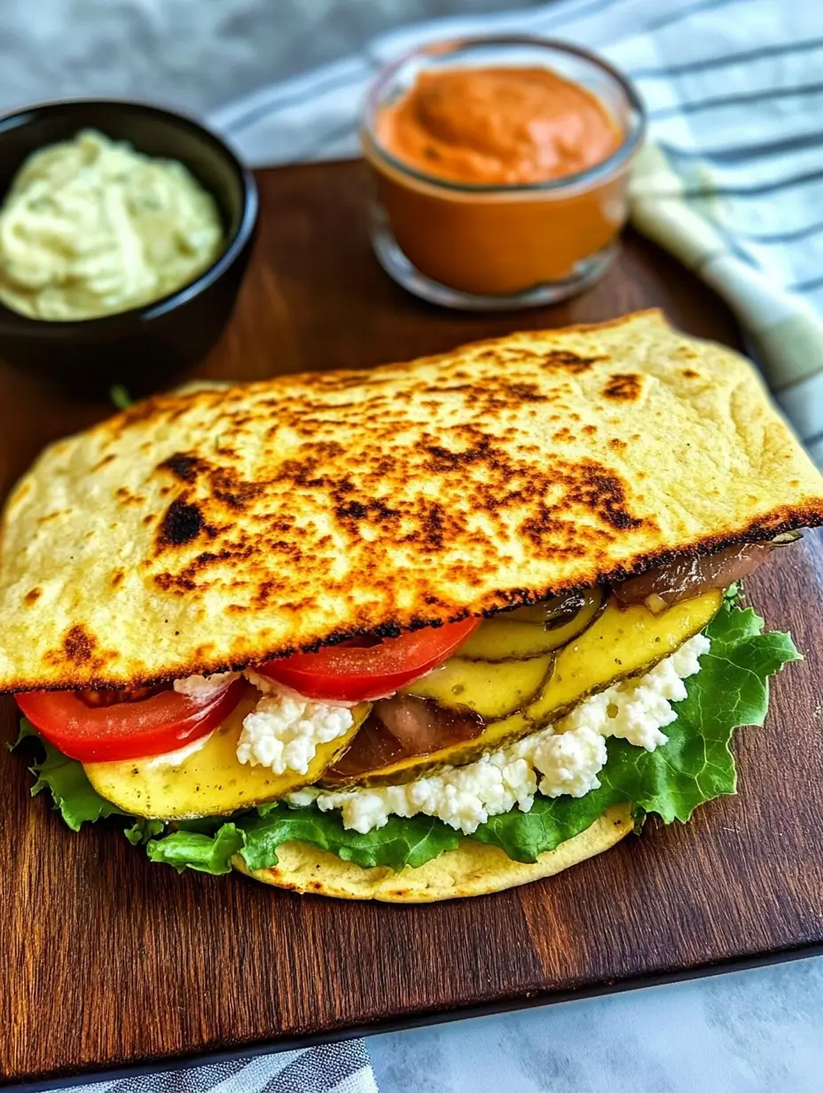 Cottage Cheese Flatbread: Soft, High-Protein, No Yeast 14 Cottage cheese flatbread cooking in a hot skillet — golden brown spots forming on the surface