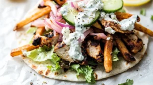 Easy Chicken Pita With Tzatziki 41 chicken pita recipe 4