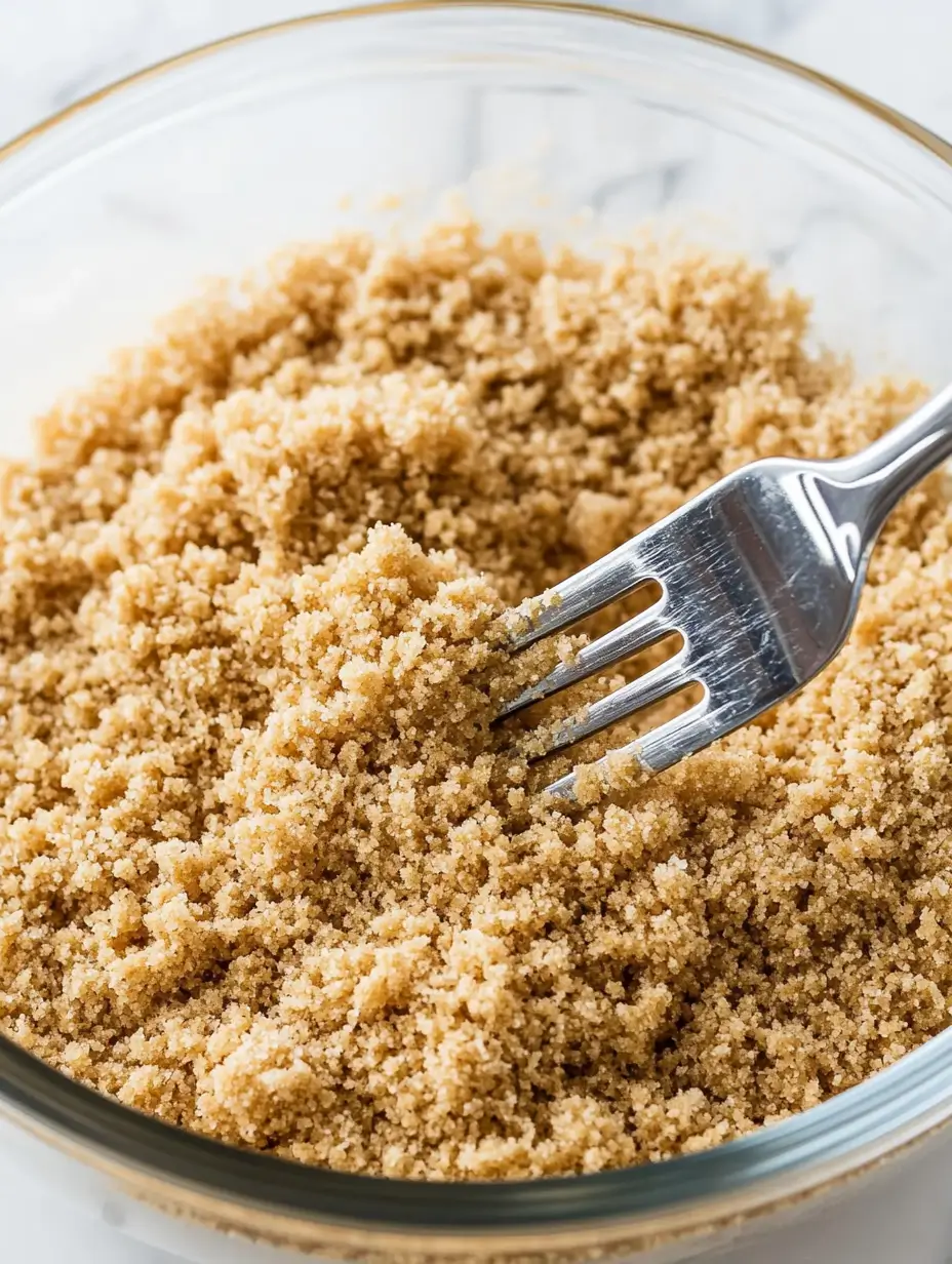 CINNAMON ROLL CHEESECAKE 3 combine-crust-ingredients