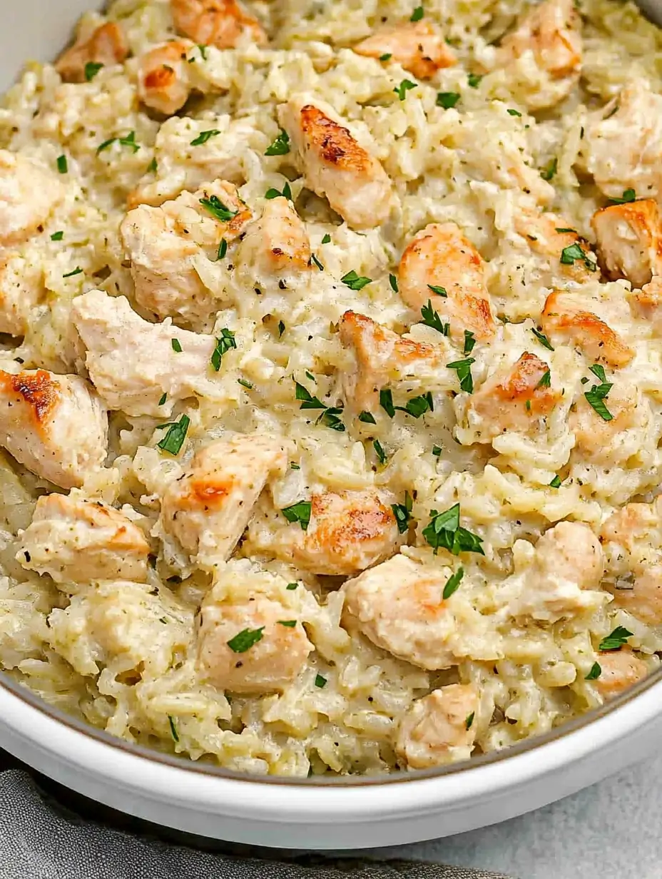 creamy chicken and rice 1