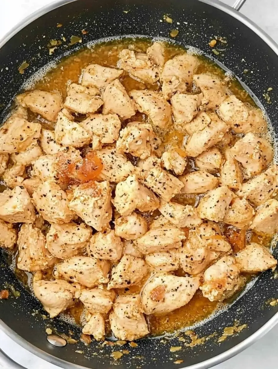 cooked-diced-chicken-pieces-in-skillet