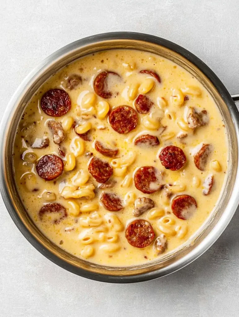 mixing-yout-mac-and-cheese-with-cajun