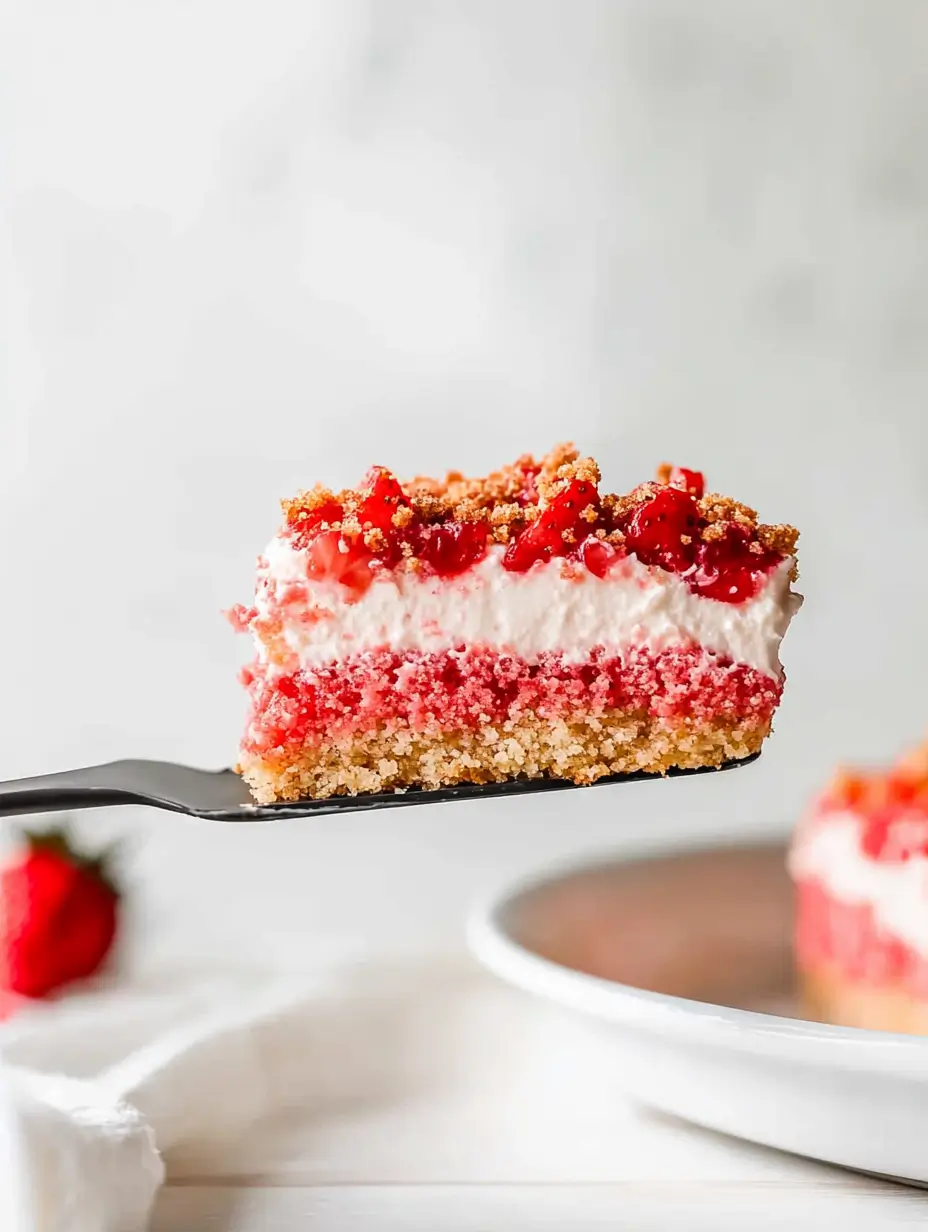 strawberry crunch cake 4