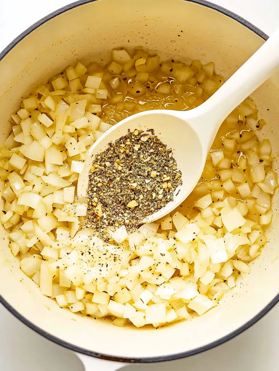 sautéed-onions-with-herbs-and-spices-in-a-soup-pot