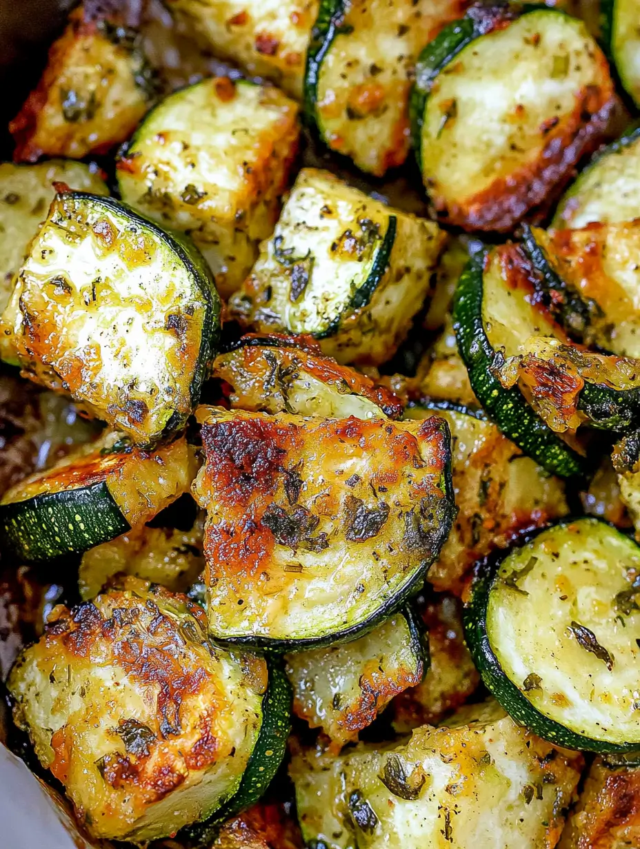 crispy-air-fryer-zucchini-parmesan-with-golden-cheese-and-herbs