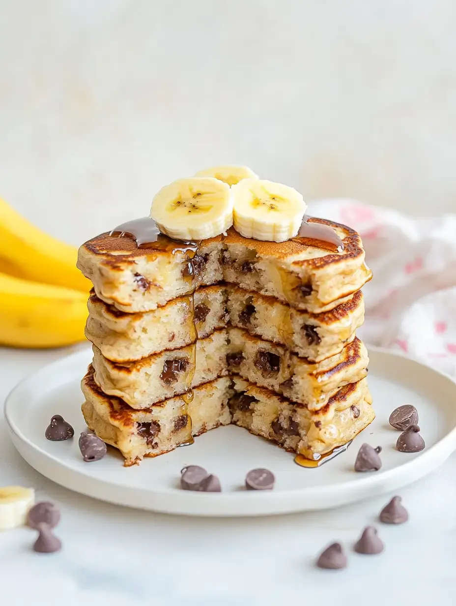 20-Minute Soft Banana Chocolate Chip Pancakes 18 banana-chocolate-chip-pancakes-6