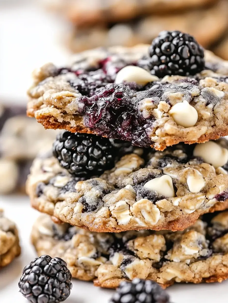 blackberry-oatmeal-cookies-stack
