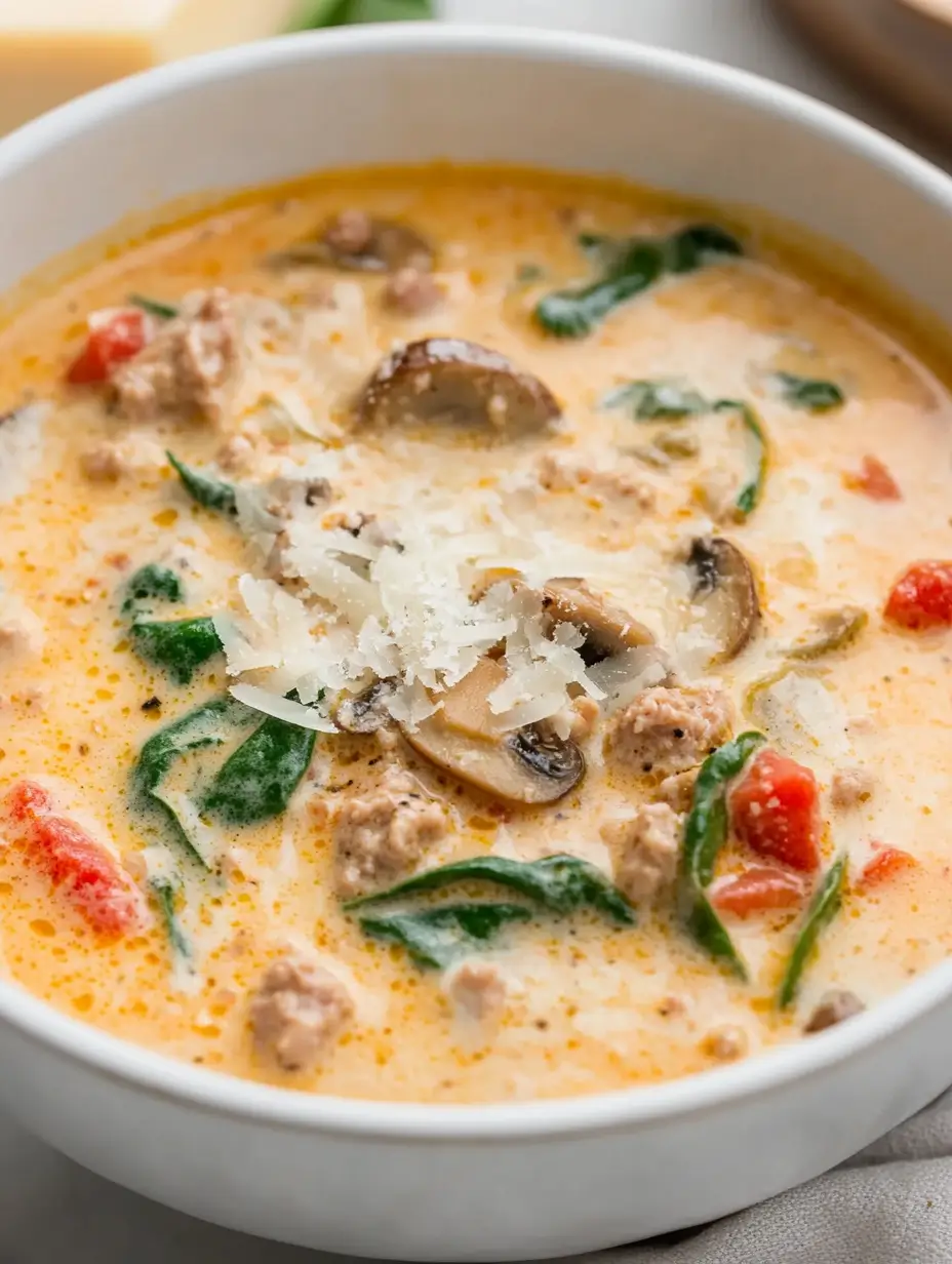 creamy-parmesan-italian-sausage-soup-in-bowl
