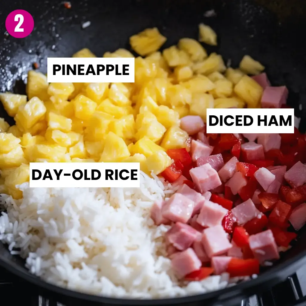 Add Pineapple, Rice & More Ham