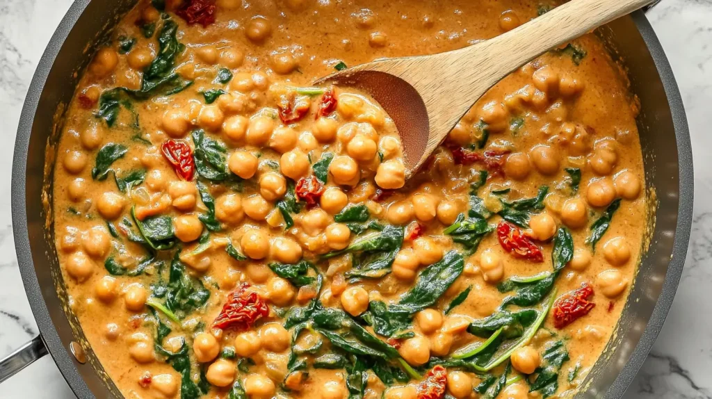 skillet-of-marry-me-chickpeas-featured-image