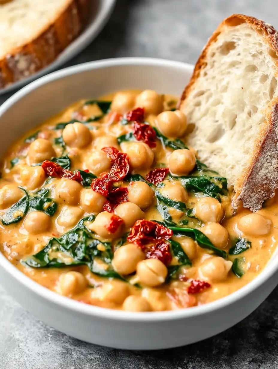close-up-of-marry-me-chickpeas-with-spinach-and-sun-dried-tomatoes