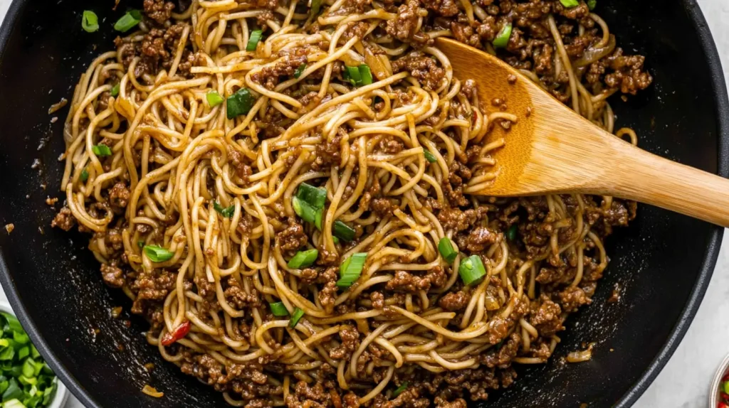 mongolian-ground-beef-noodles-featured-image