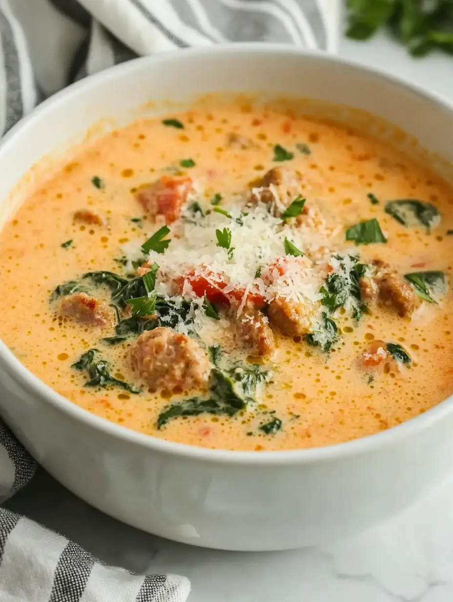 Creamy Italian Sausage Spinach Soup 24 hearty-tomato-sauce-for-sausage-spinach-soup