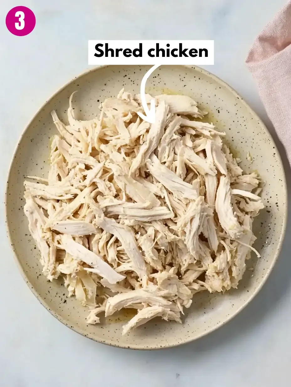 Easy and Hearty Chicken and Rice Soup 24 Shred-chicken