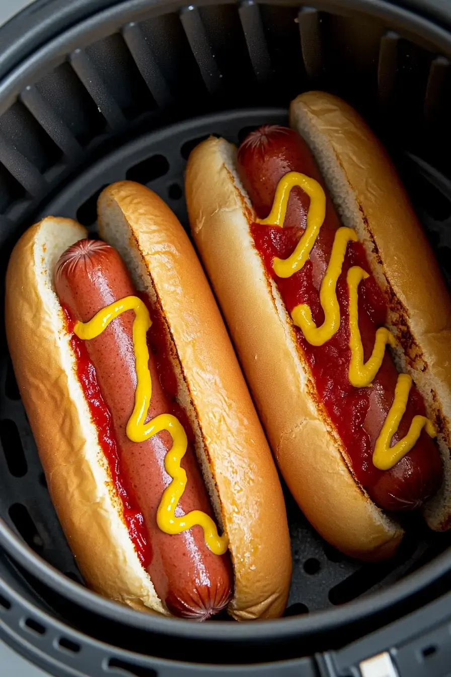 Better Than Grilled Easy Air Fryer Hot Dogs 16 air-fryer-hot-dogs-5