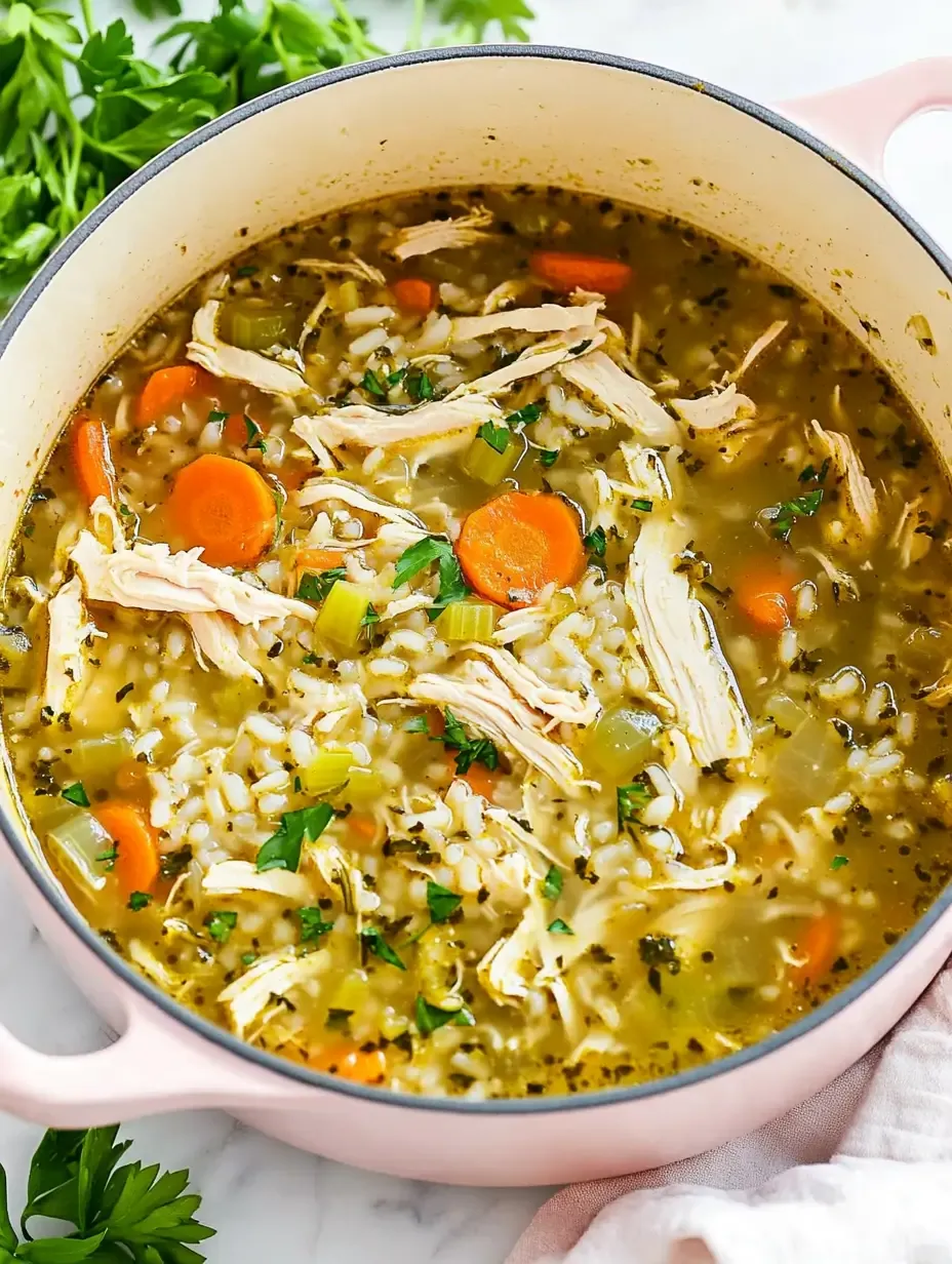 Easy and Hearty Chicken and Rice Soup 19 easy-hearty-chicken-and-rice-soup-recipe