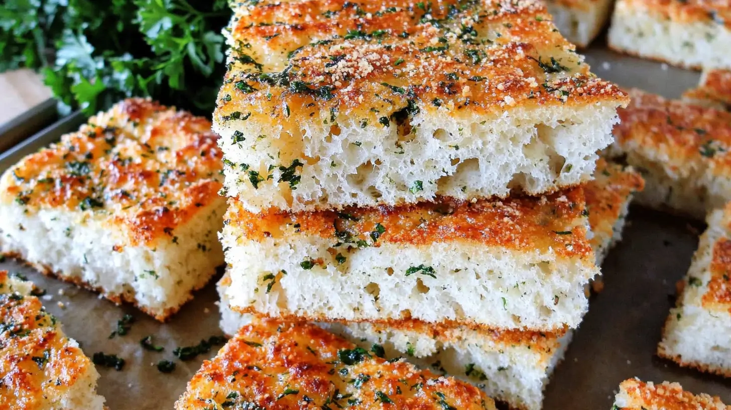 Easy Homemade Recipes 20 garlic-parmesan-focaccia-bread-recipe