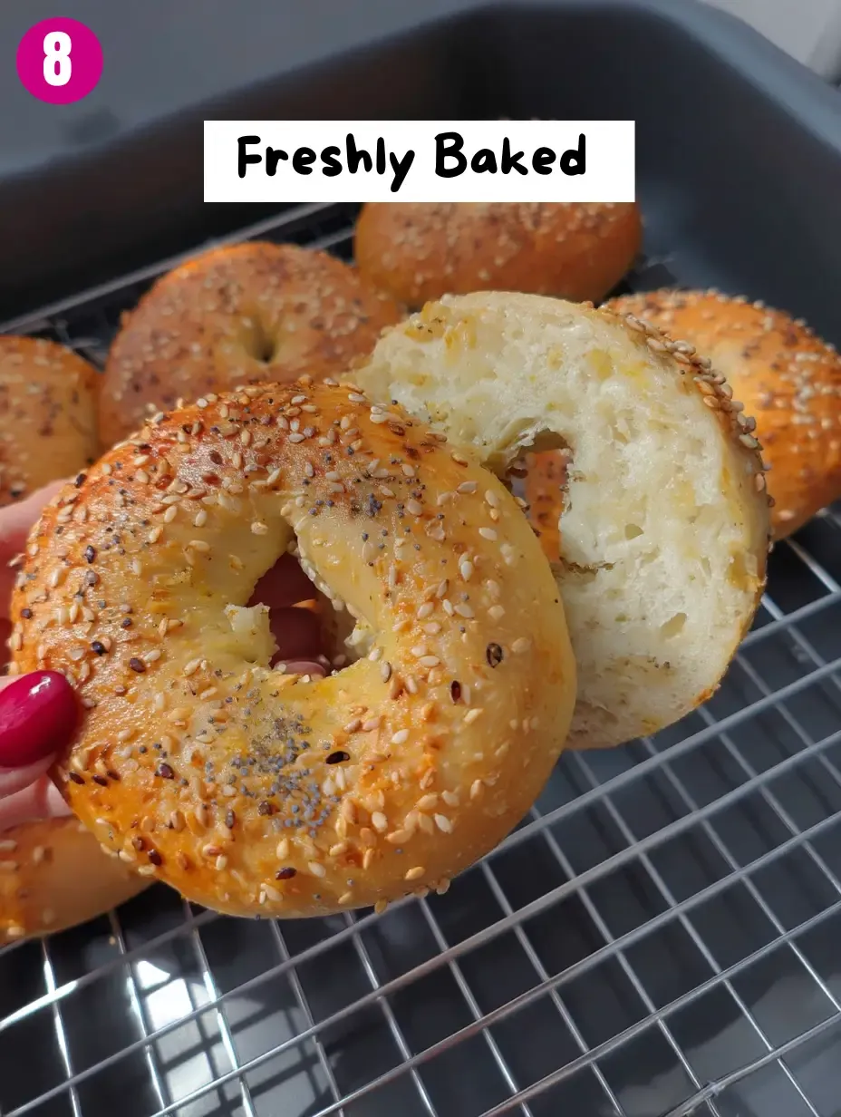 Freshly-Baked-Cottage-Cheese-Bagels