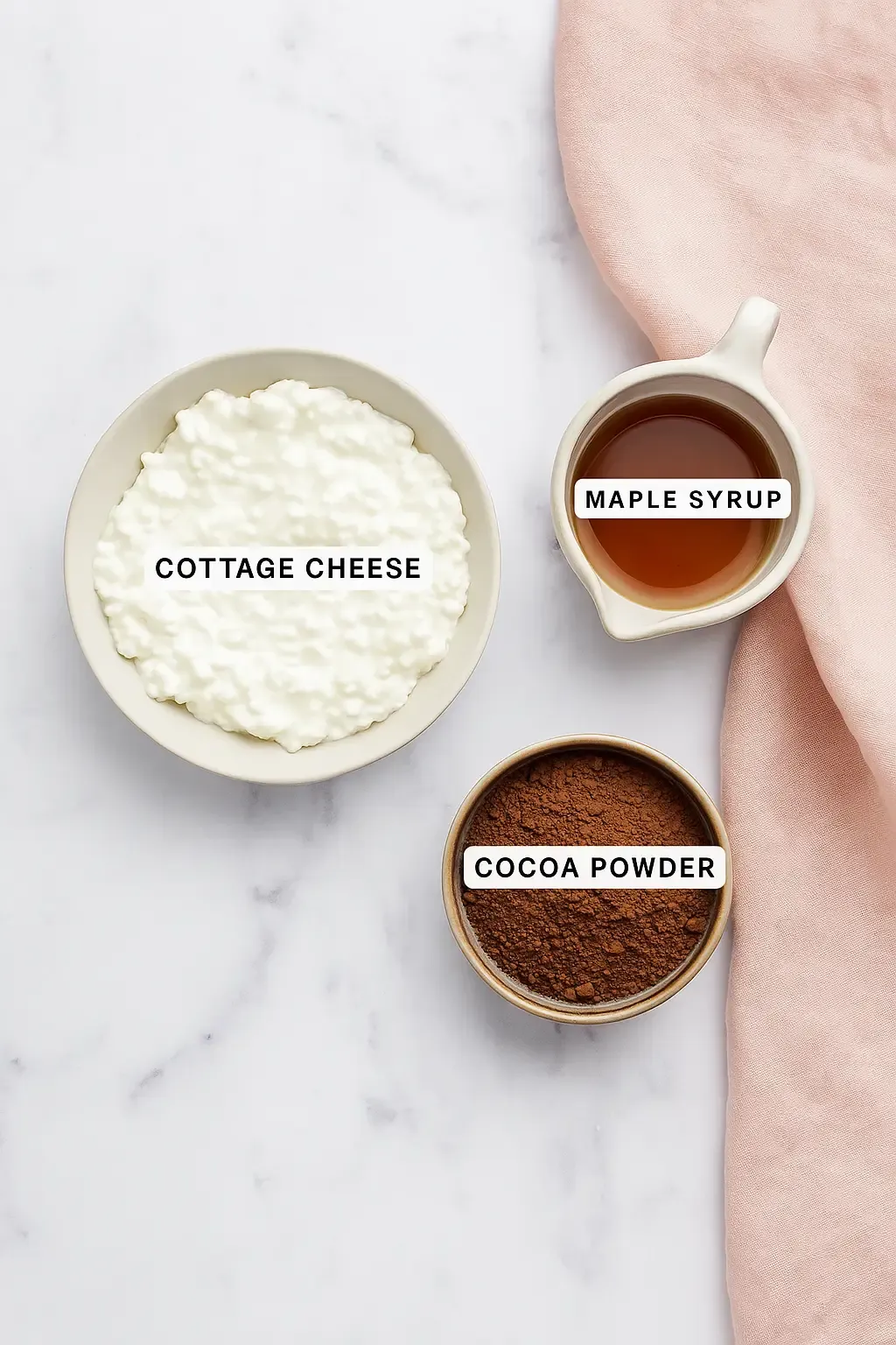 Cottage Cheese Chocolate Mousse 10 protein-cottage-cheese-chocolate-mousse-ingredients