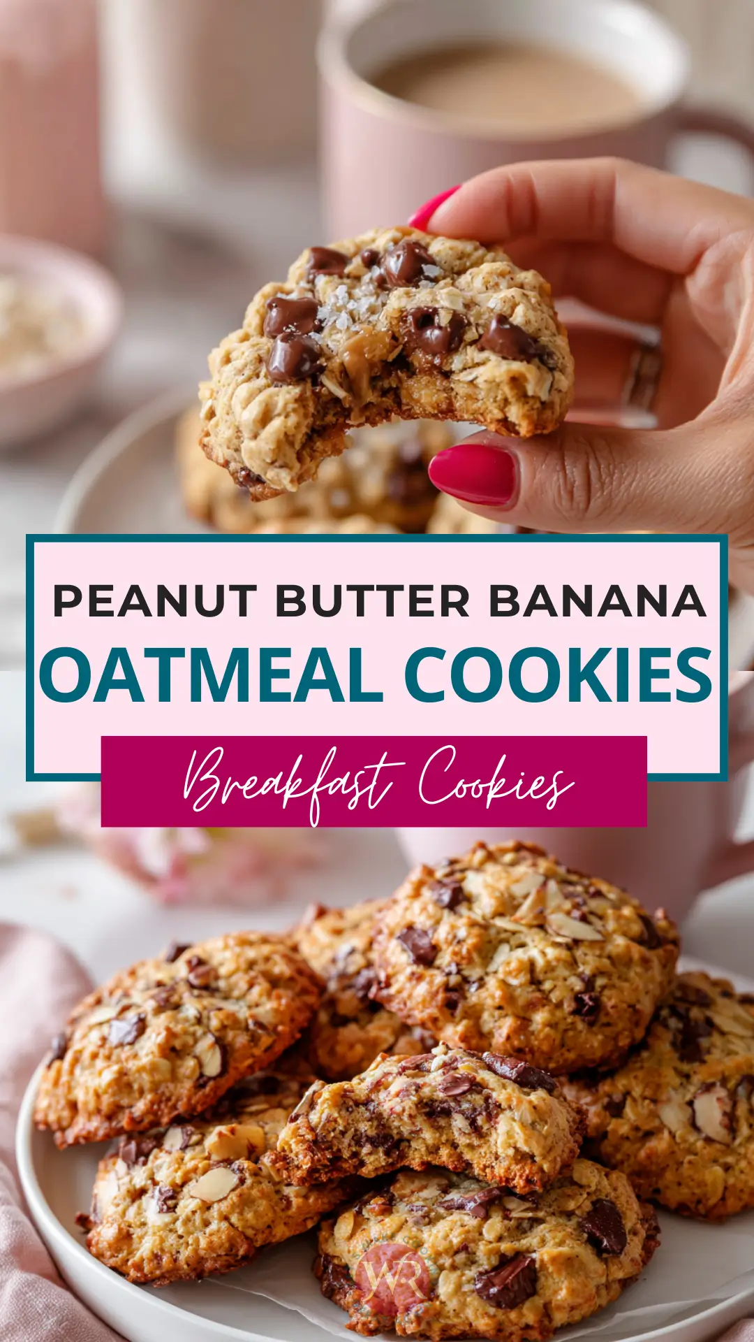 Peanut Butter Banana Oatmeal Cookies 13 4-ingredient-peanut-butter-banana-oatmeal-cookies-pin