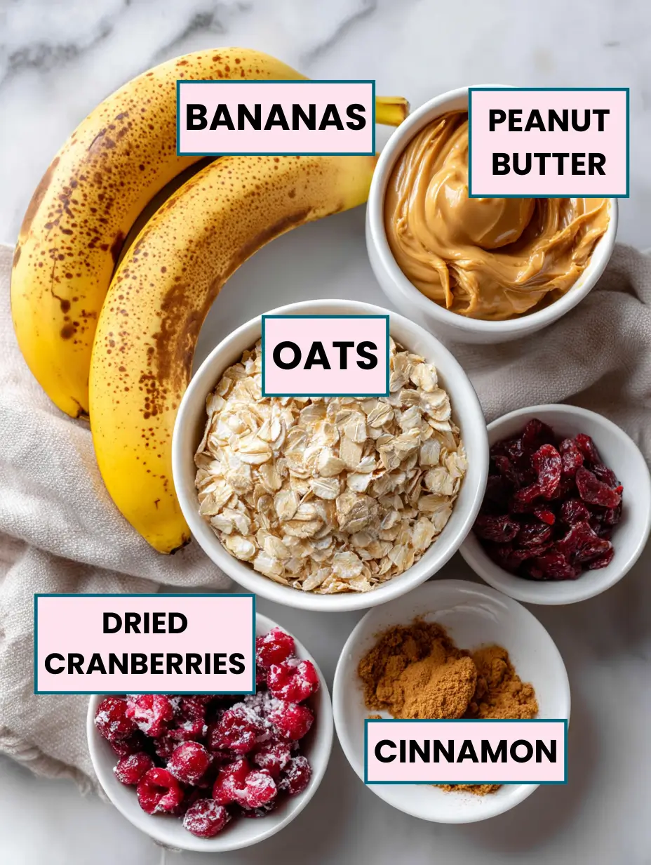 banana-cranberry-breakfast-cookies-ingredients