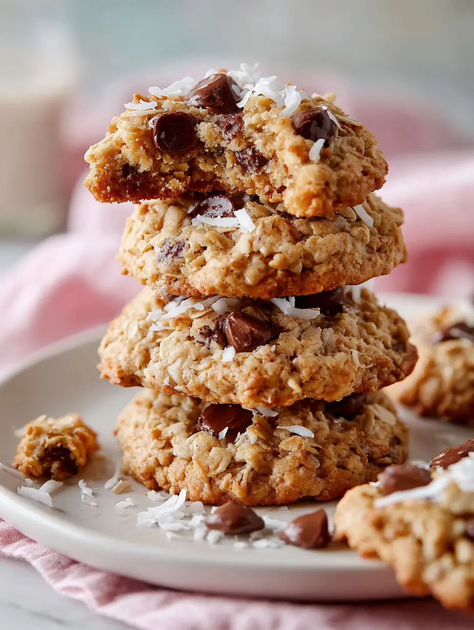 coconut-oatmeal-chocolate-chip-cookies-6