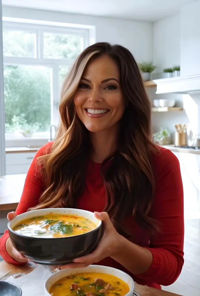 liliya with soup