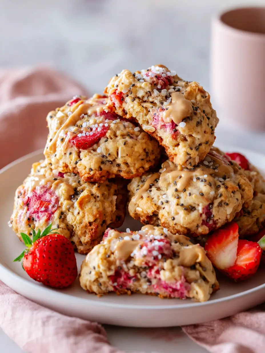 Strawberry Banana Chia Oat Cookies Recipe 7 strawberry-banana-chia-oat-cookies-3