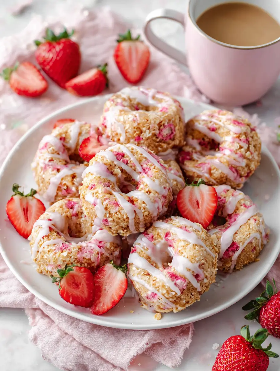 strawberry-oatmeal-donuts-1 strawberry-oatmeal-donuts-1