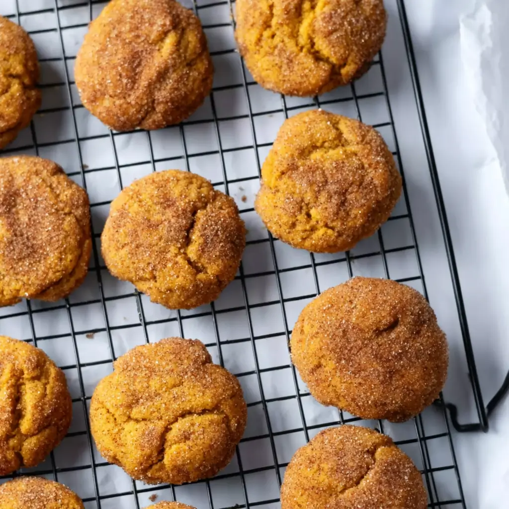 almond-flour-pumpkin-cookies-baked