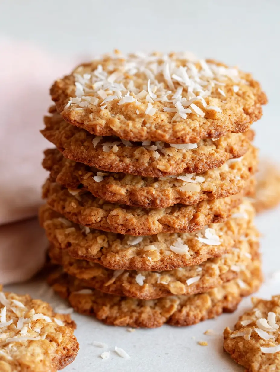 healthy-crispy-coconut-oatmeal-cookies-3