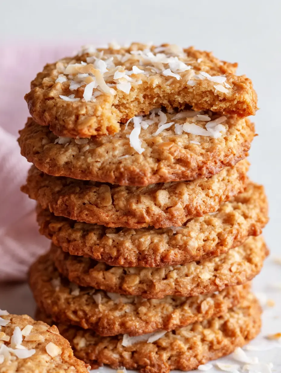healthy-crispy-coconut-oatmeal-cookies-6