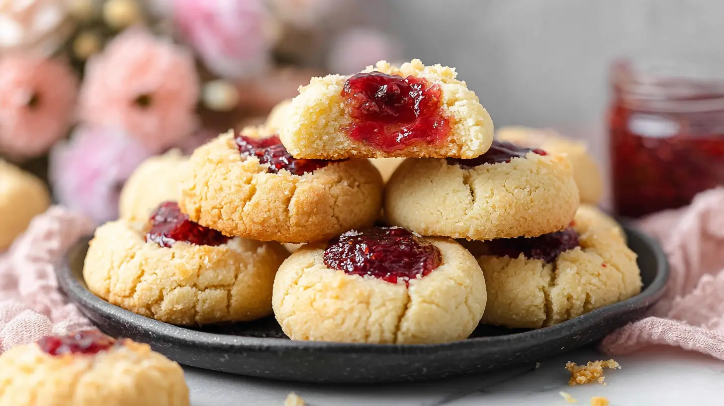 Easy Homemade Recipes 15 almond-flour-thumbprint-cookies-recipe
