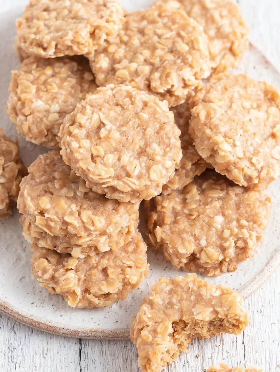 3-ingredient-peanut-butter-oatmeal-cookies