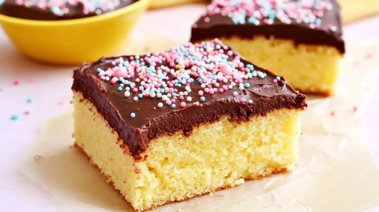 quick-vanilla-cake-with-chocolate-frosting-featured