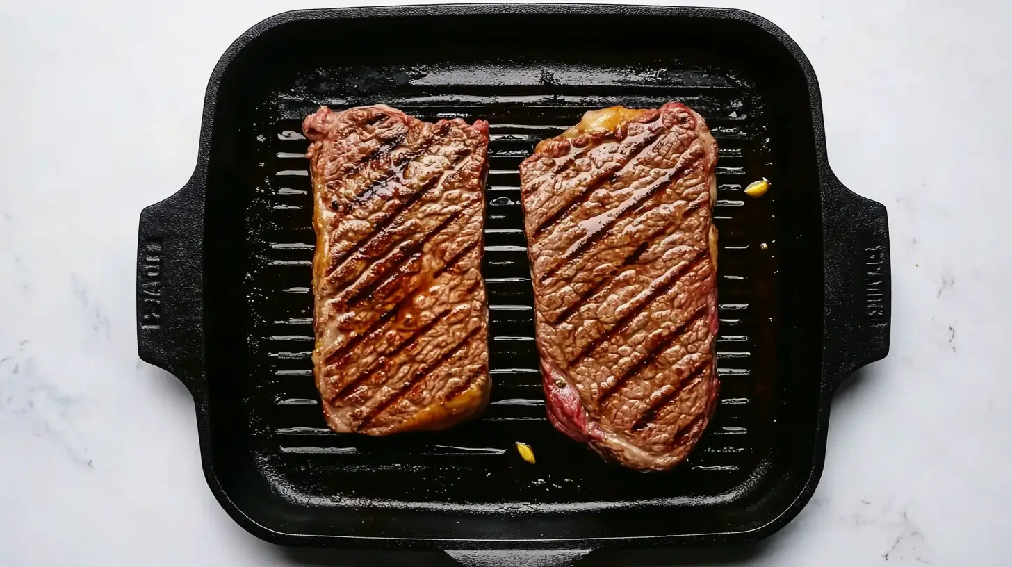 meat-on-a-cast-iron-grill-pan