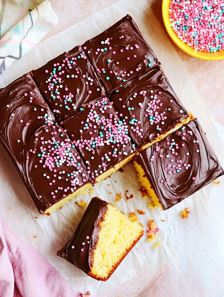 Vanilla Cake with Chocolate Frosting 1 vanilla-cake-with-chocolate-frosting