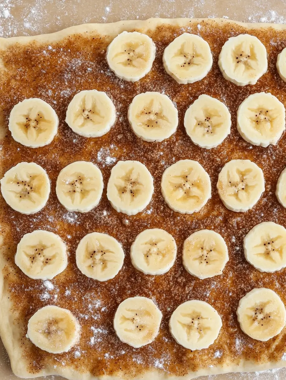 Gooey Sweet Banana Bread Cinnamon Rolls 8 spread-filling