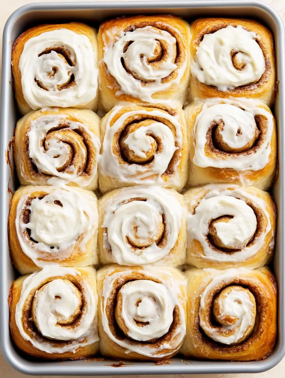 Gooey Sweet Banana Bread Cinnamon Rolls 11 spread-frosting