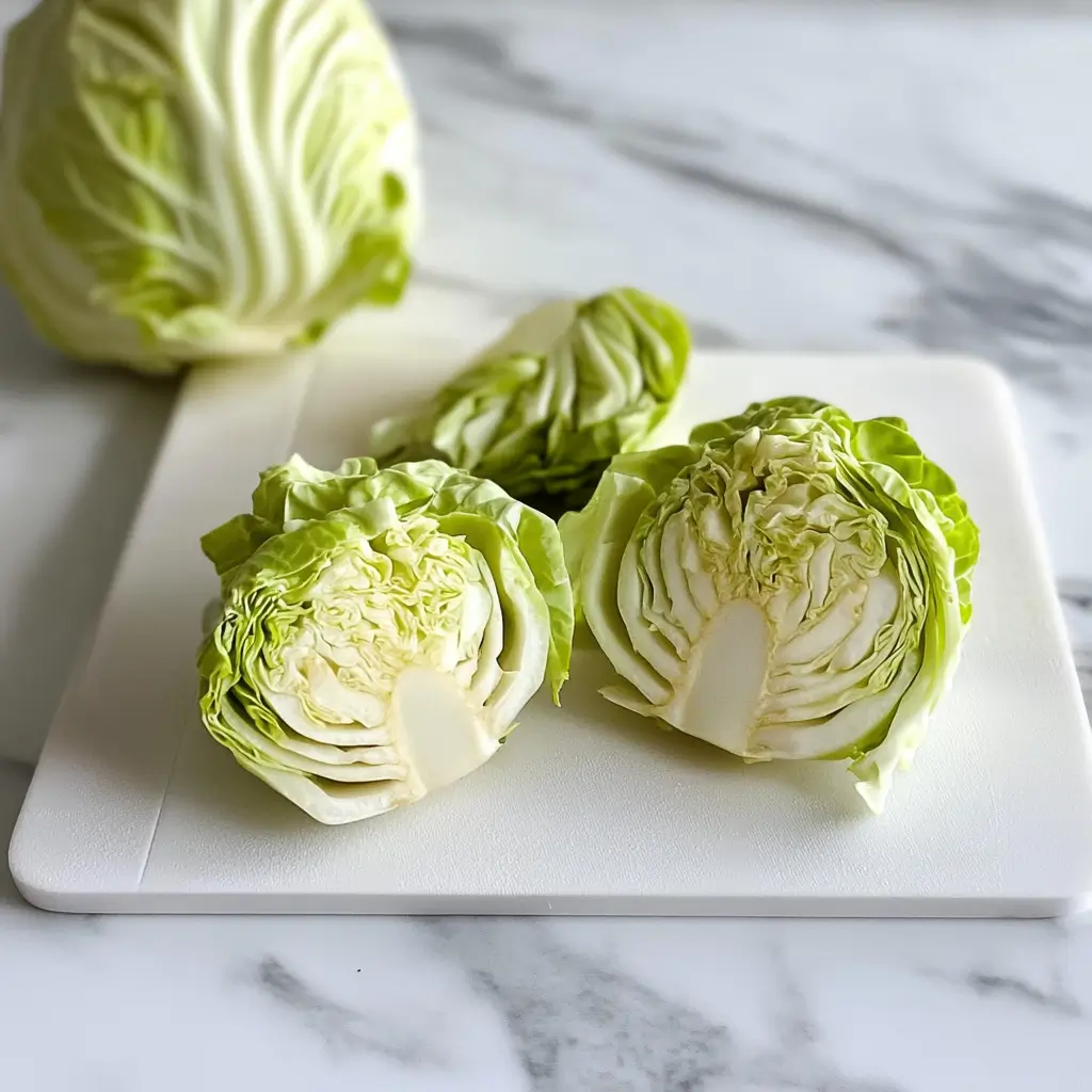 Chicken Cabbage Soup for Quick Fat Burning 40 chopped-cabbage-on-a-white-cutting-board