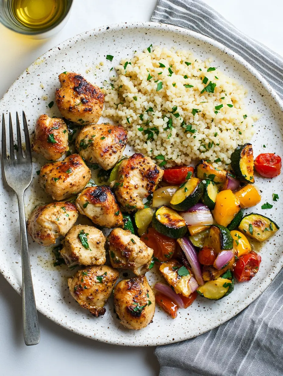 Garlic Butter Chicken Bites 3 garlic-butter-chicken-bites-and-roasted-vegetables