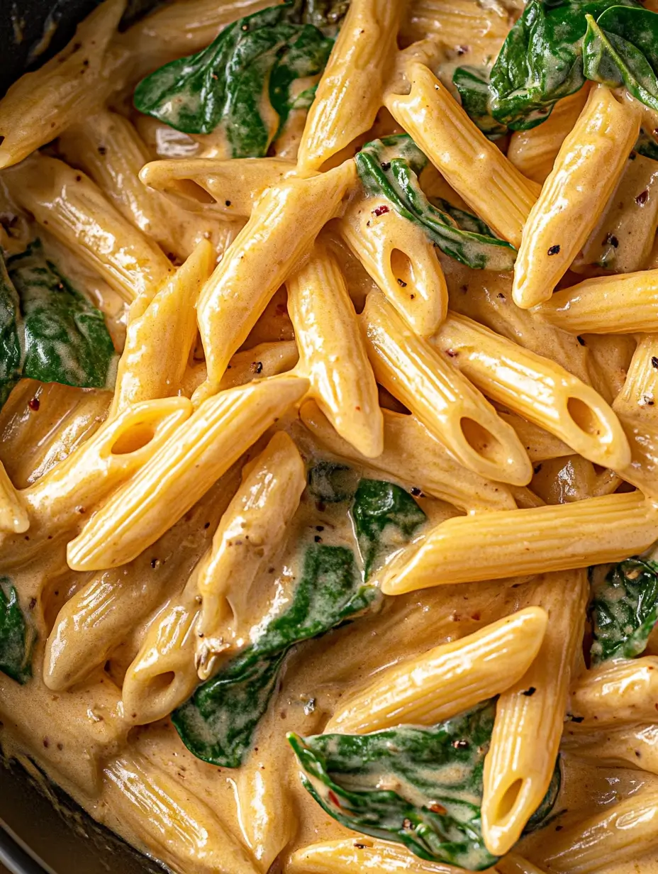 Garlic Parmesan Chicken Pasta 6 : creamy-garlic-parmesan-pasta-with-spinach