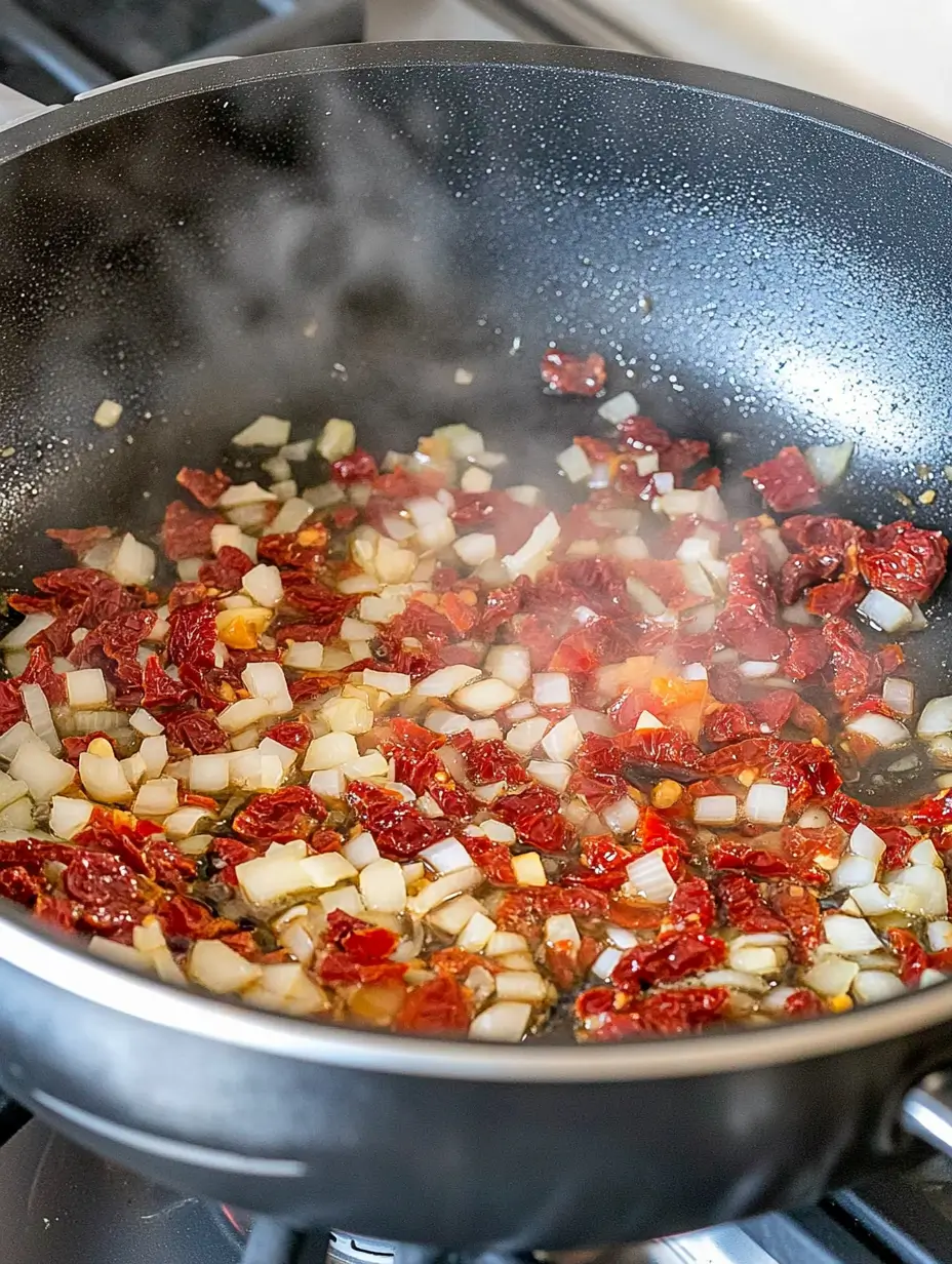 Creamy Marry Me Chicken Soup Recipe 4 sauté-the-aromatics-2