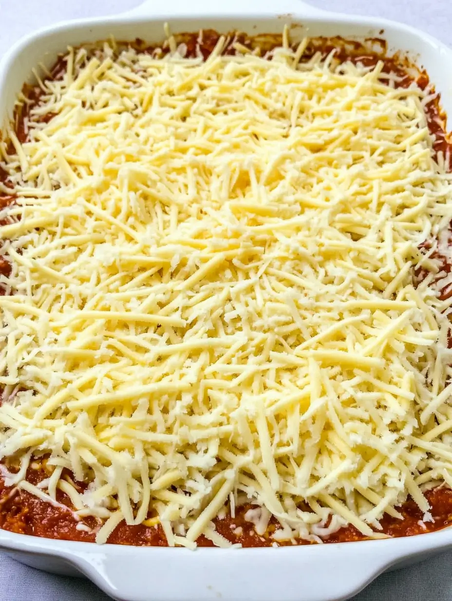 Million Dollar Ravioli Casserole 9 uncooked-million-dollar-ravioli-casserole-with-cheese-on-top