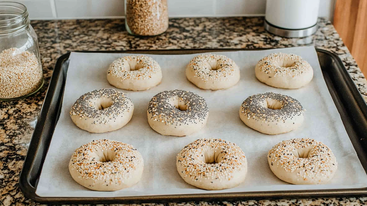 Chewy Homemade Sourdough Bagel Recipe 5 sourdough-bagel-recipe-step-2
