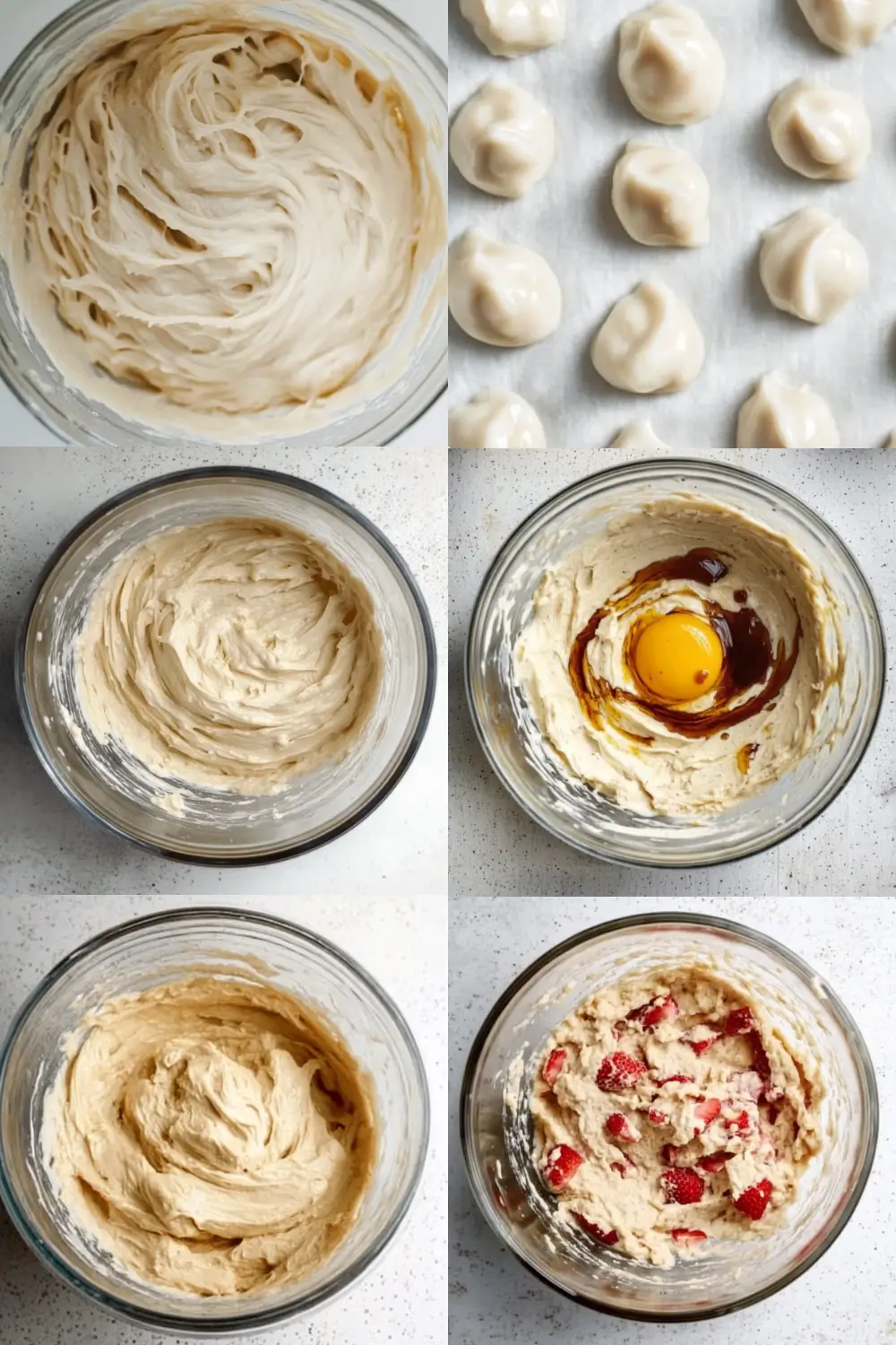 Strawberry Cheesecake Cookies Recipe 12 preparing-dough-process