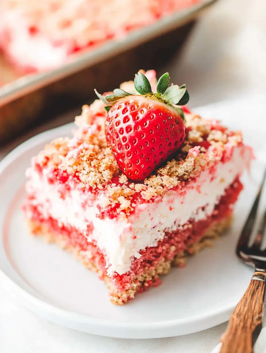 strawberry crunch cake 1