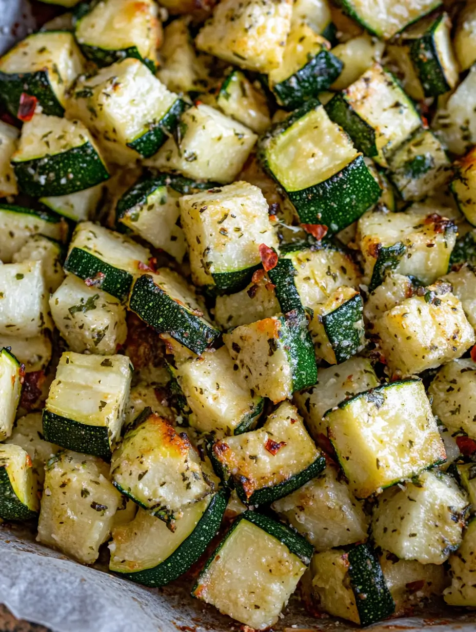 Irresistible 15-Minute Air Fryer Zucchini Parmesan 18 golden-crispy-zucchini-in-air-fryer-basket-with-herb-seasoning