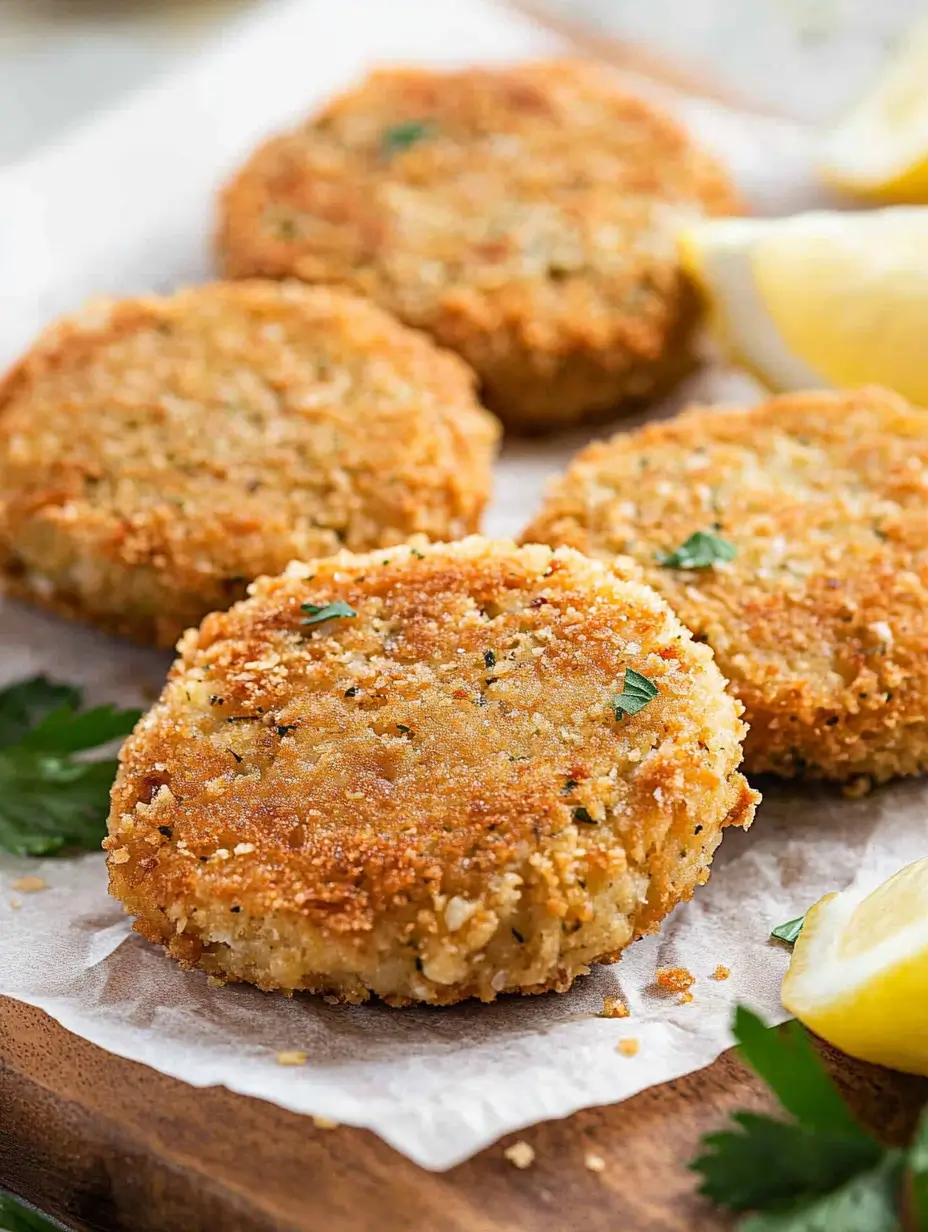 Juicy Air Fryer Chicken Patties 8 Crispy air-fried chicken patties